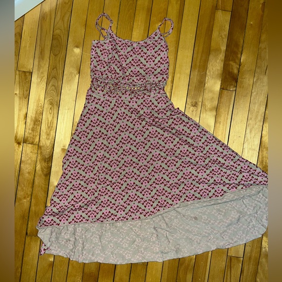 HIGH LOW PINK DRESS - Picture 2 of 4